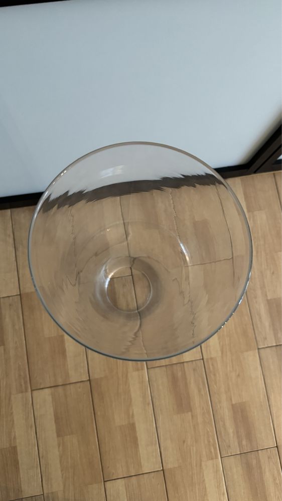 Szklany wazon 70 cm