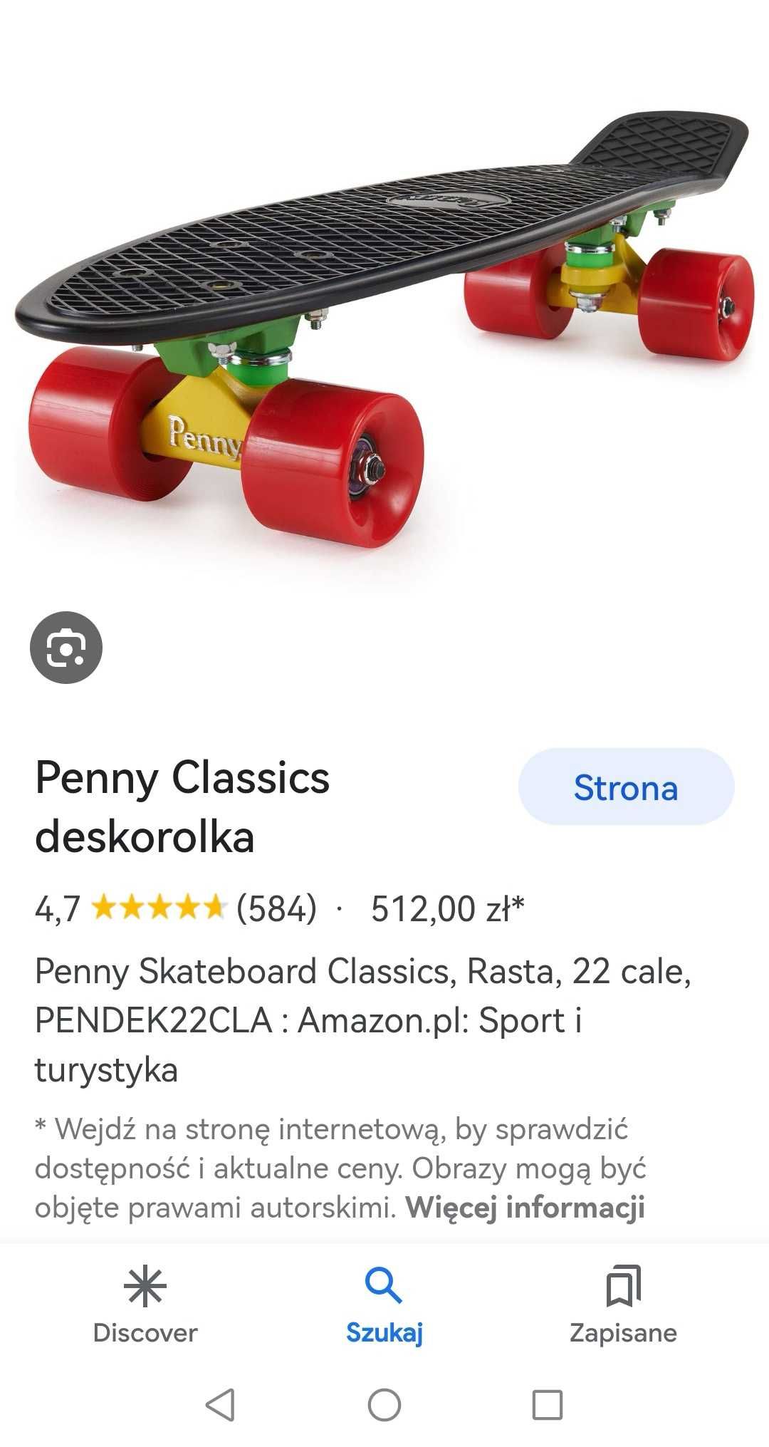 Deskorolka fiszka Penny oryginalna