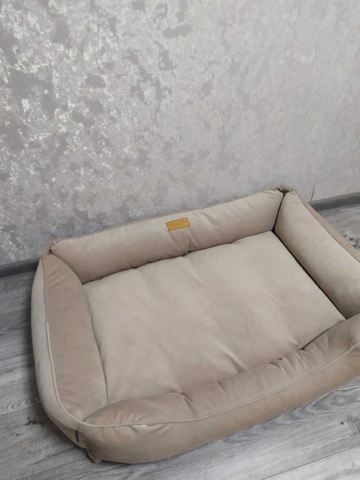 Лежак для собак Harley and Cho Dreamer 90х60 см з бортами беж