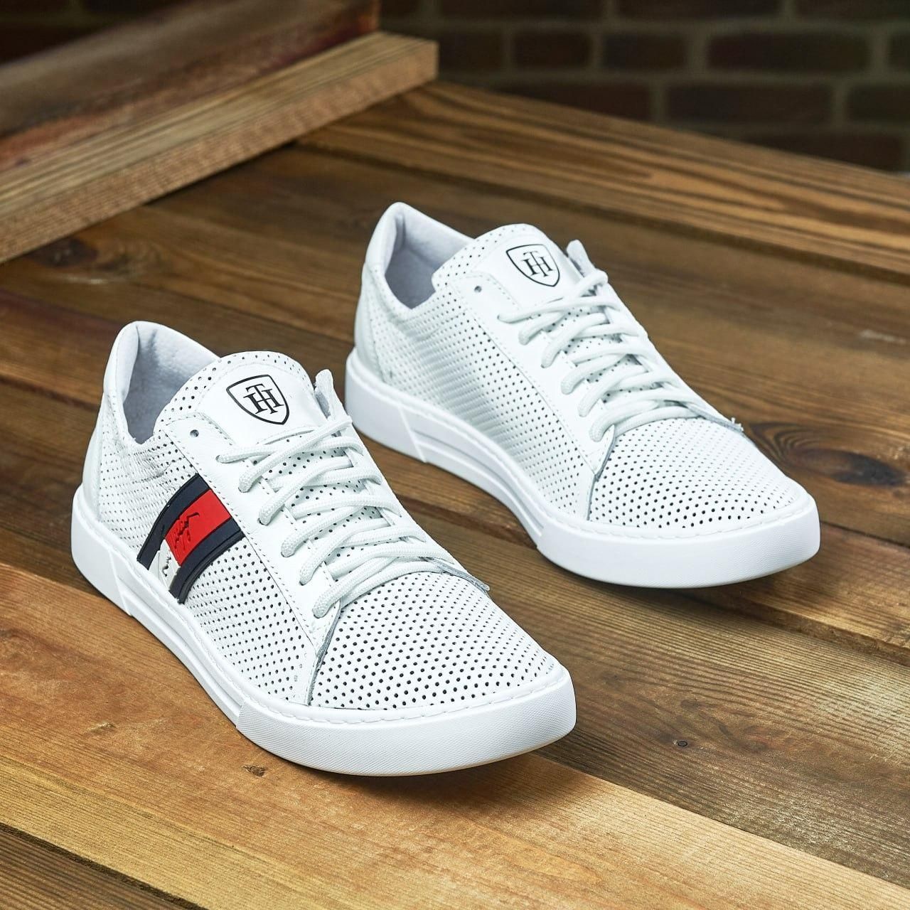 Кожаные кроссовки Hilfiger 40-45