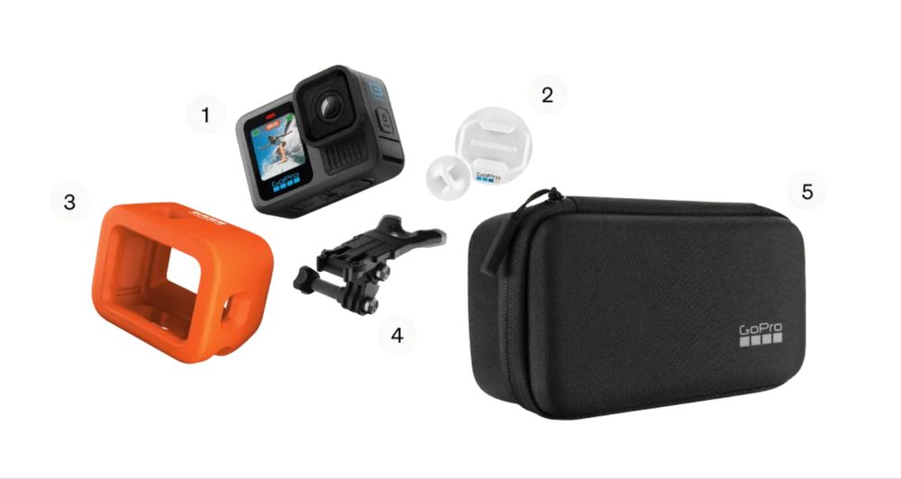 GoPro Hero 13 Surf Kit com extras