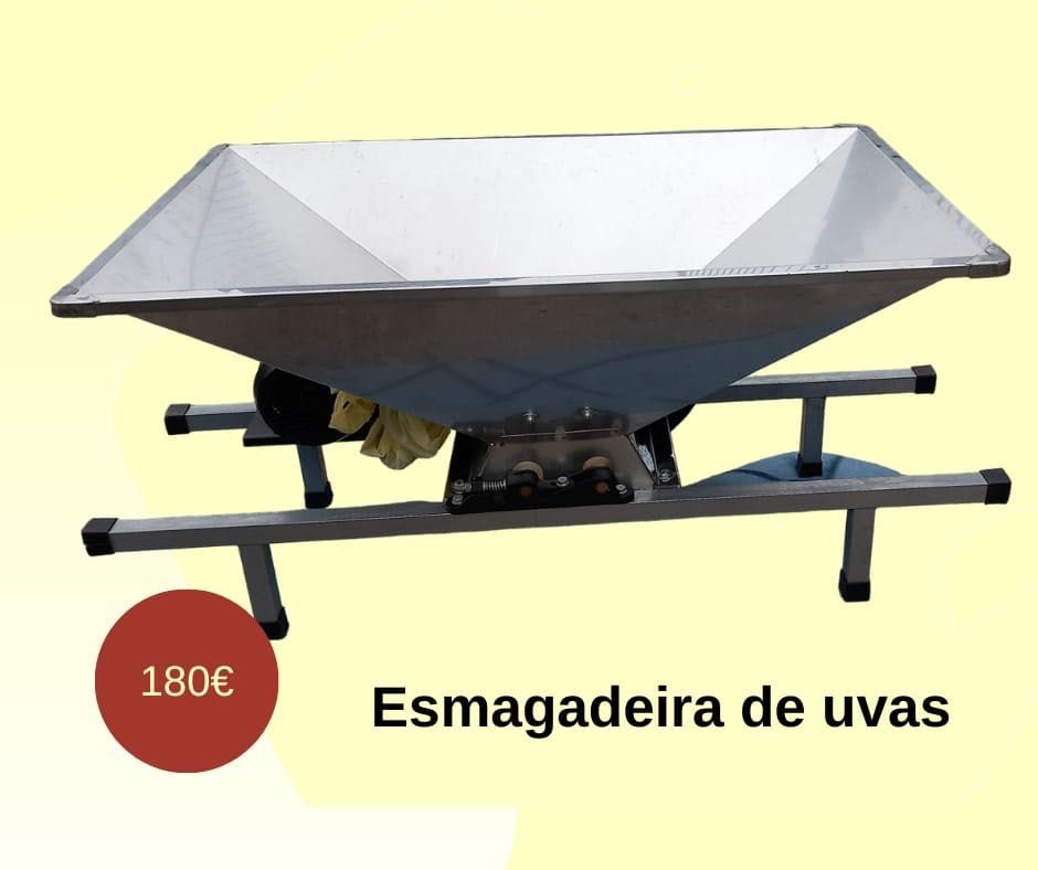 Esmagadora elétrica de uvas
