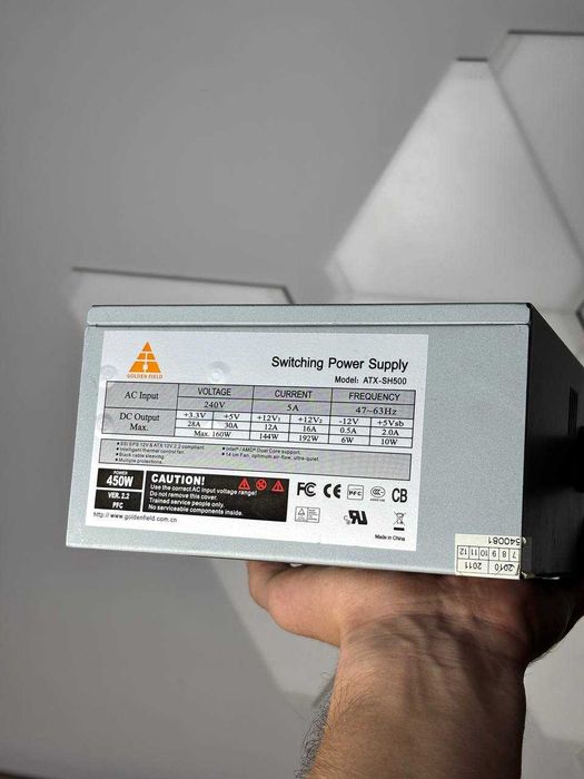 Блок живлення Golden Field ATX-SH500 2x 6pin GPU