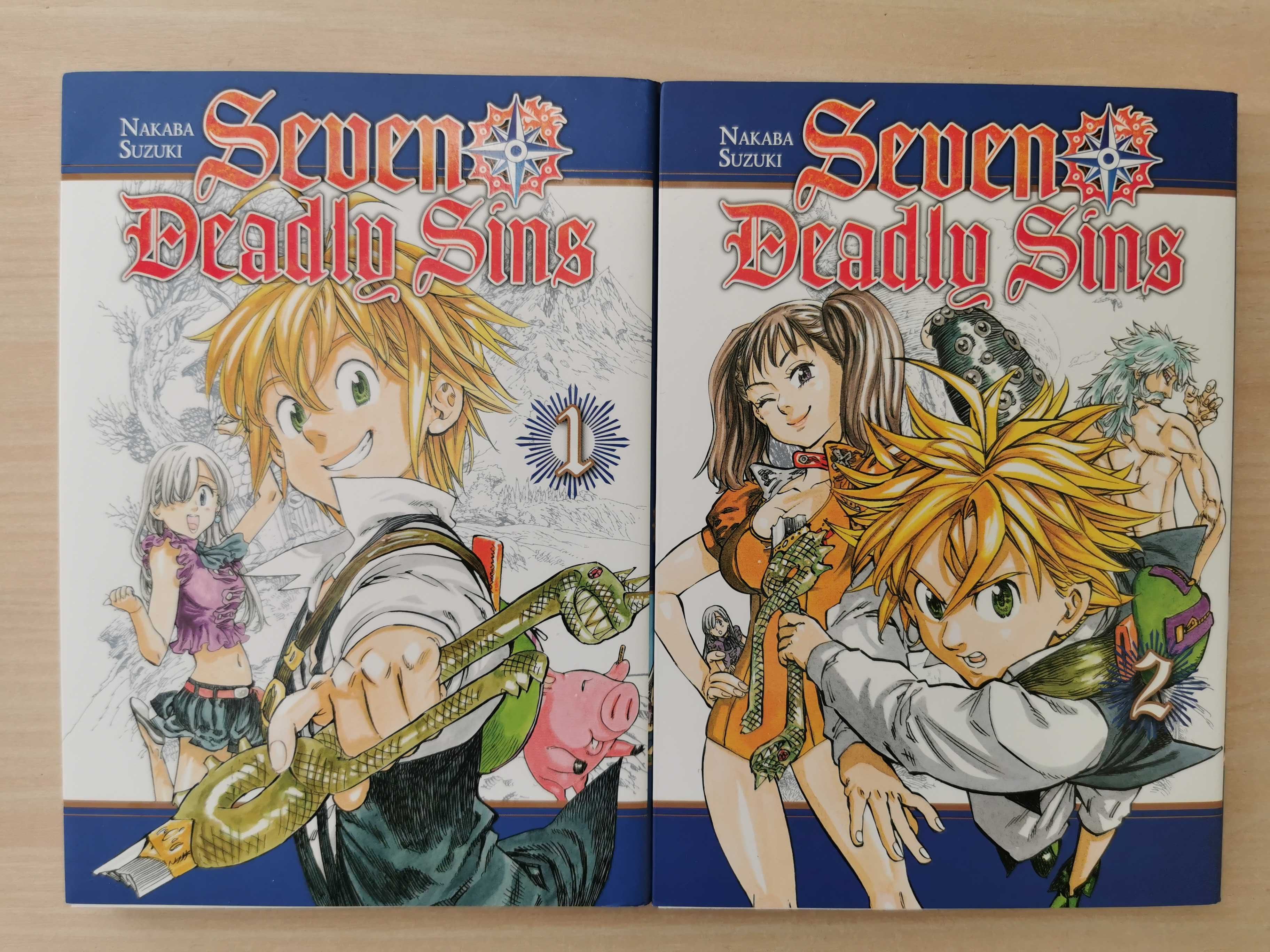 Manga "Seven Deadly Sins" tom 1 i 2 (Wyd. Studio JG)