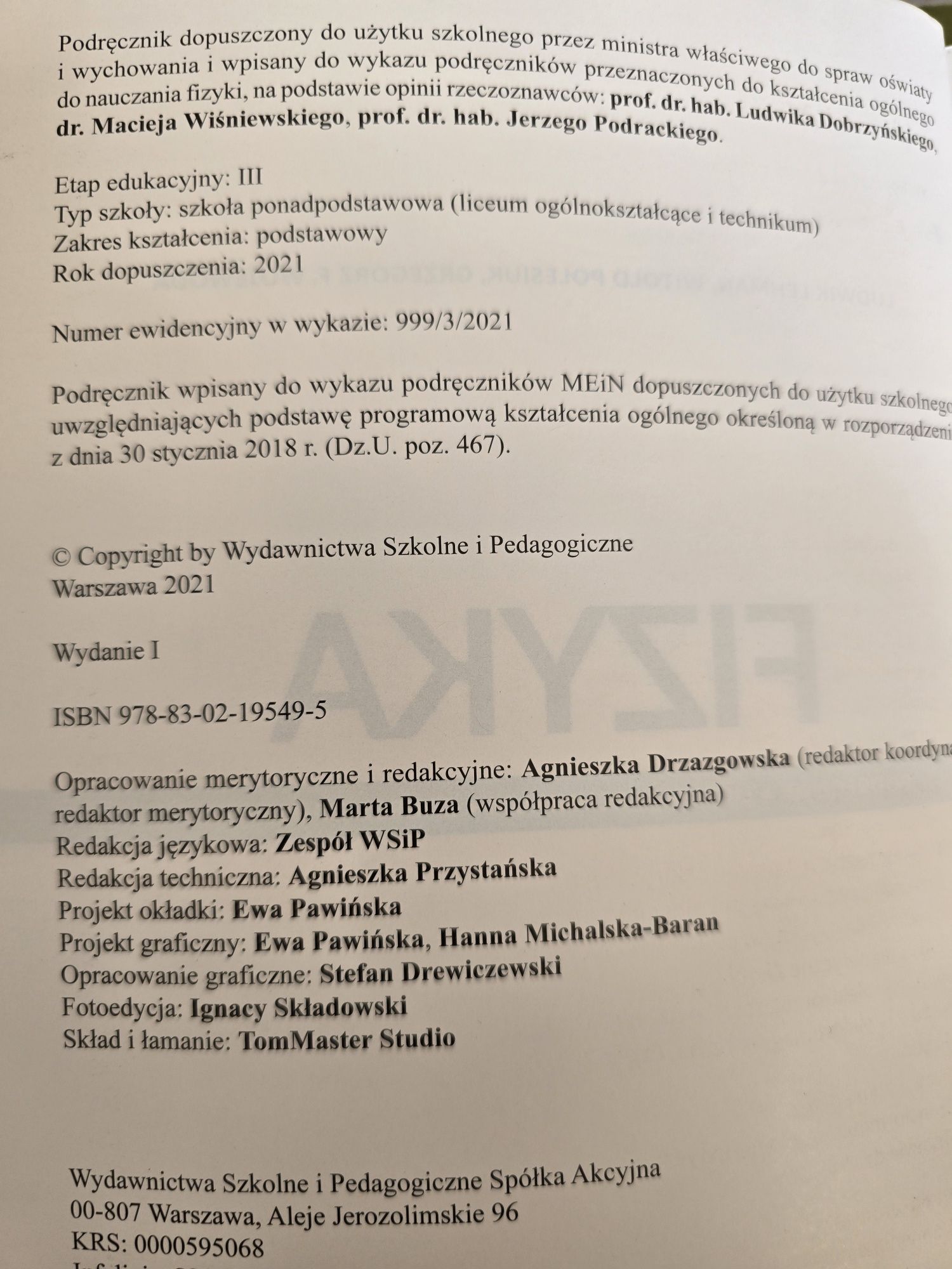 Fizyka 3 - podręcznik