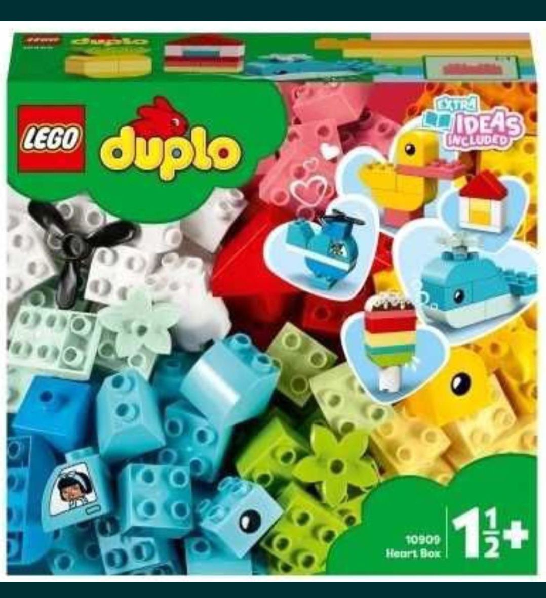 Nowe LEGO Duplo pudełko z serduszkiem 10909 klocki