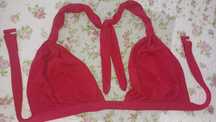 Parte de cima de biquíni vermelho da Calzedonia