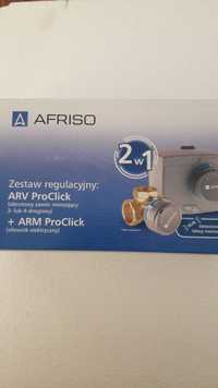 Afriso zestaw 4-drogowy zawór 1" + siłownik elektryczny ARM 343