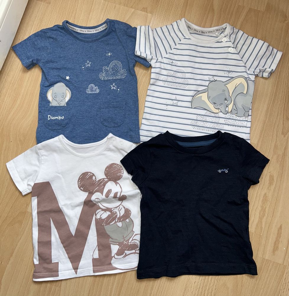 4x t-shirt chłopięcy Next i Disney