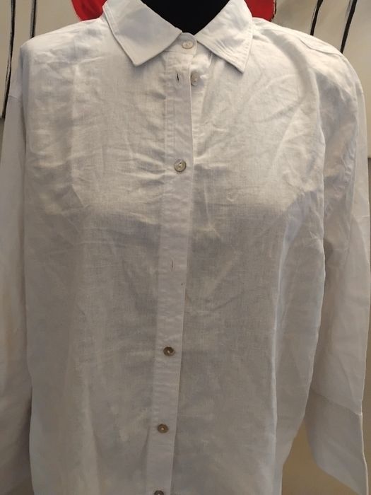 Biala koszula luźna L XL 40 42 klasyczna