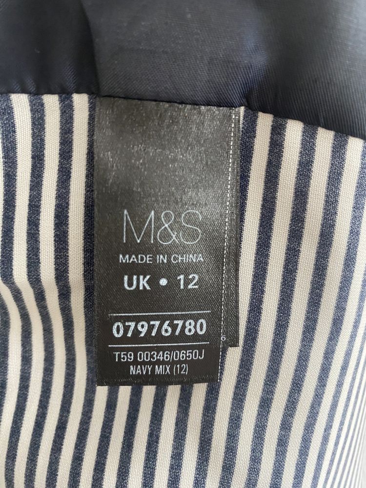 Marynarka w paski Marks & Spencer, roz. 40