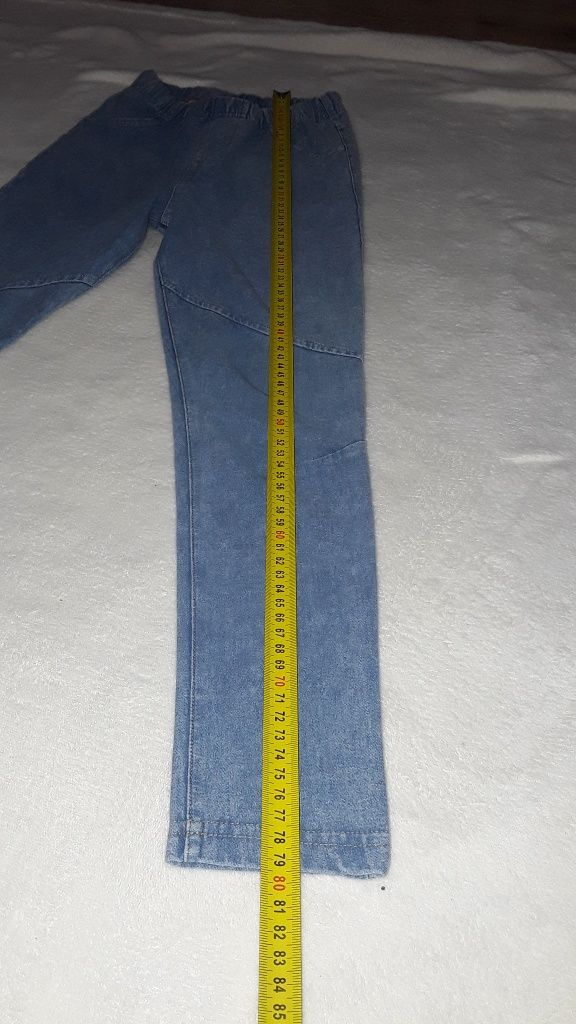 Leginsy r. 140 jeans/bawełna