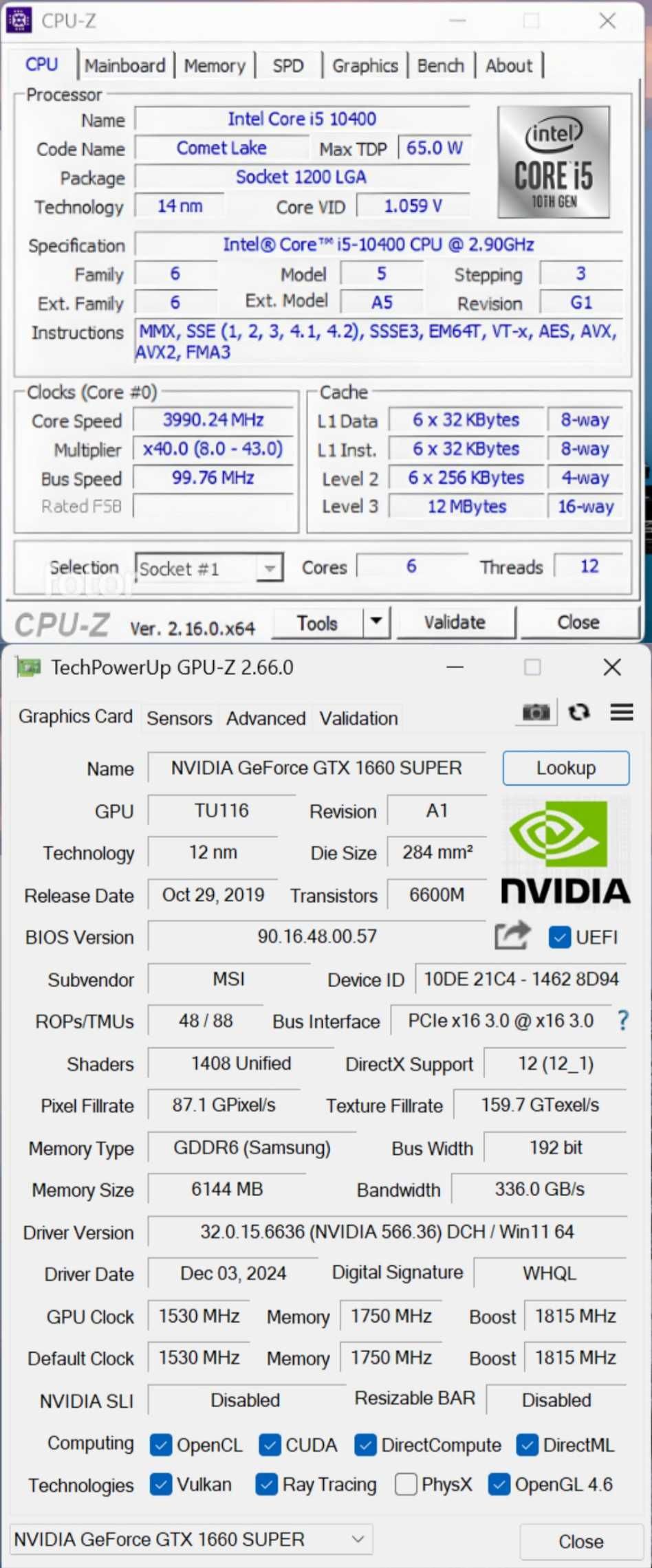 MSI Mpg Trident 3 10SI-017EU / dokumenty