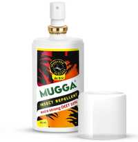 Spray, środek preparat na komary i kleszcze Mugga Strong 50% DEET.