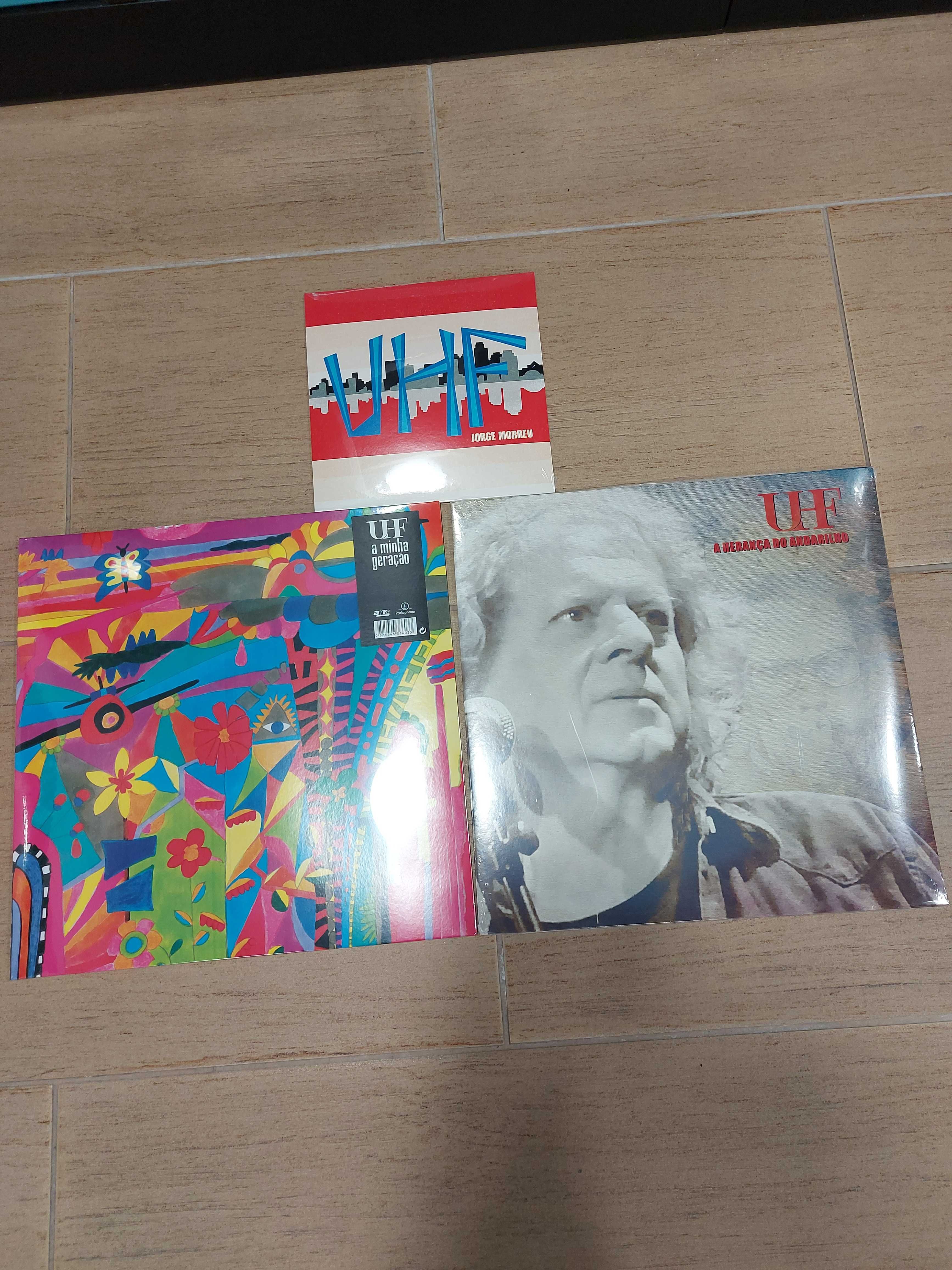 UHF - A minha G. LP + Herança A. LP + Jorge M. EP - Novos e selados