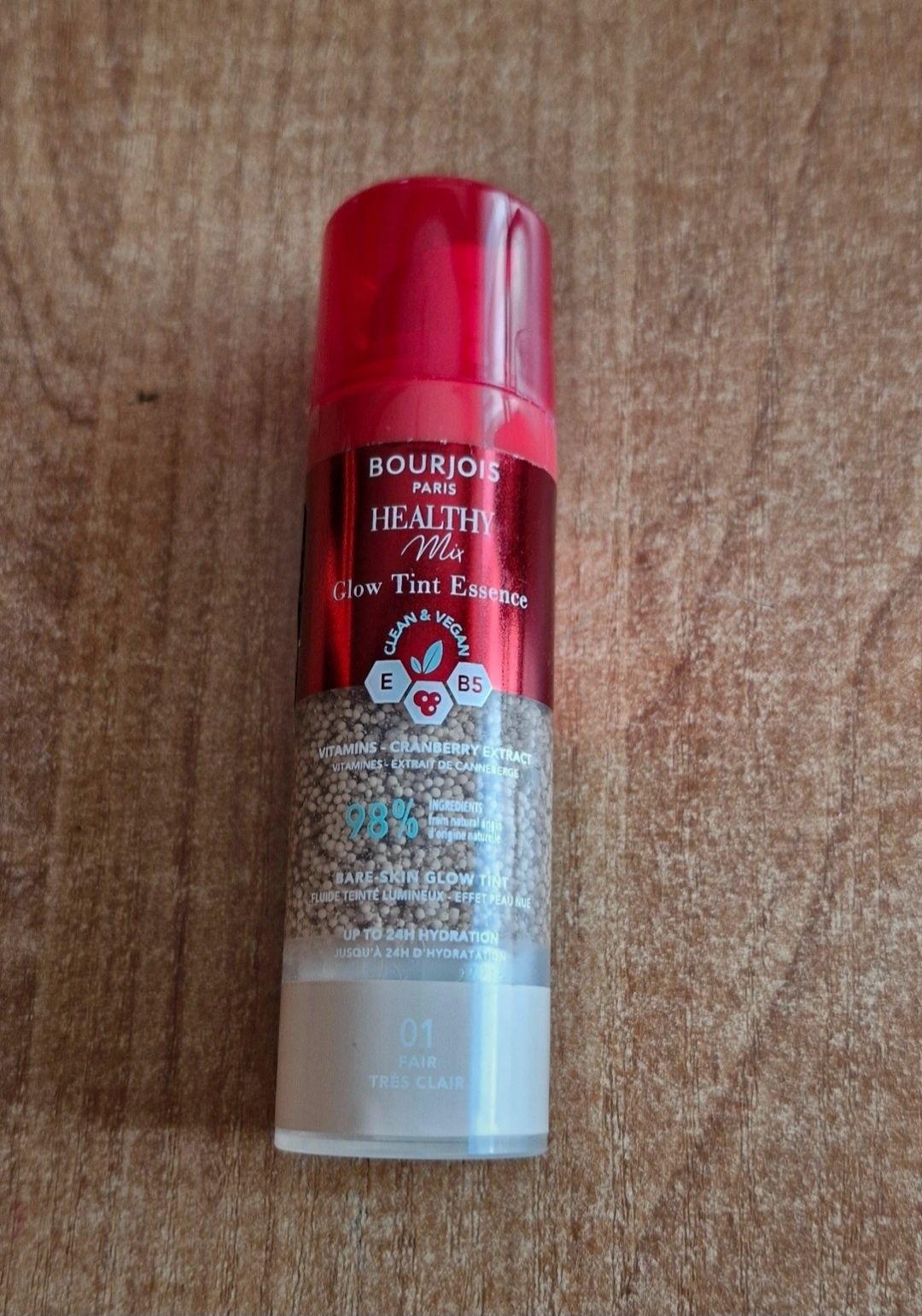 Bourjois Healthy Mix Glow Tint Essence baza lekki podkład do makijażu