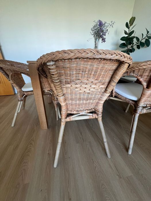 6 cadeiras AGEN rota/bambu
Cadeira, rota/bambu