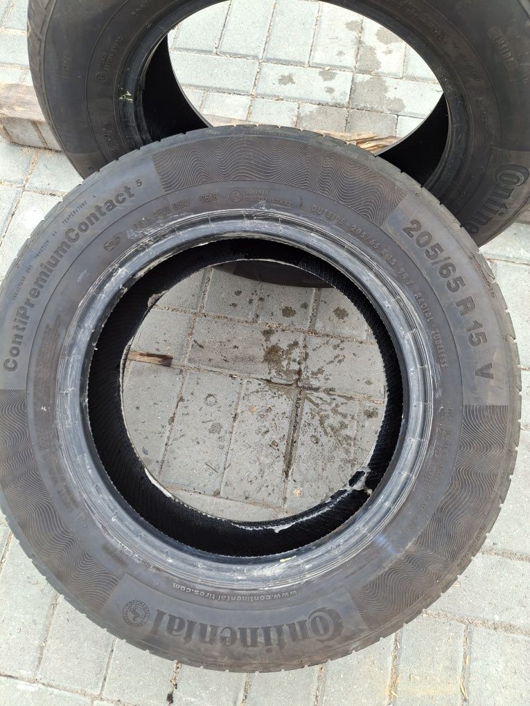 2x opony letnie 205/65r15 Continental