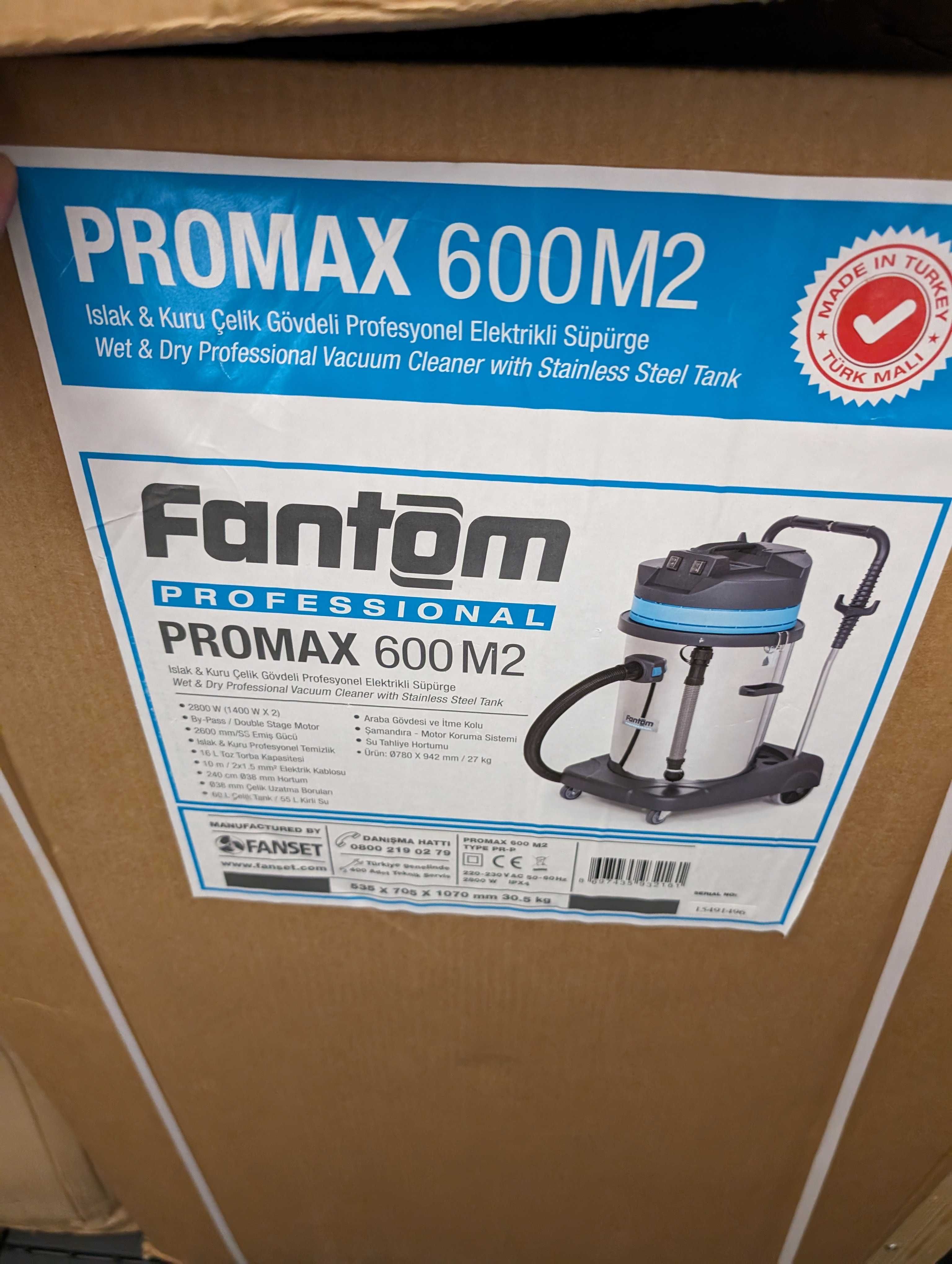 Aspirador Fantom Promax 600M2