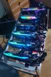 Mining Rig 6 x 3080 non-lhr pronta a minar.