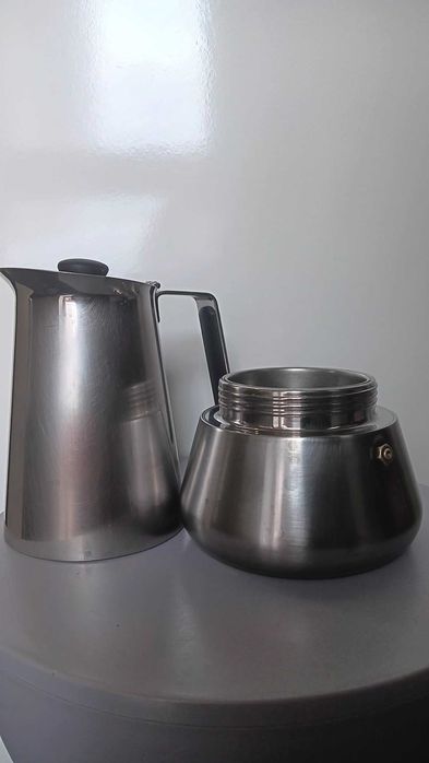 Moka italiana GB em aço inox – 10 chávenas – Made in Italy