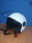 Otwarty kask motocyklowy biały L