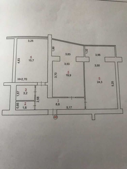 2к Новобудова з панорамними видом, мінімальне оформлення 2% ТЕлефонуй!