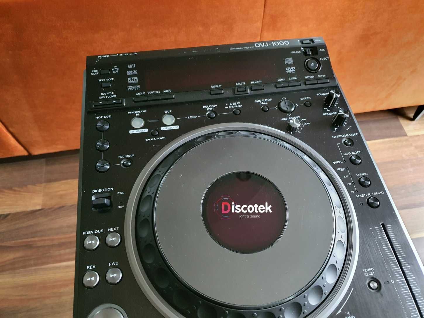 Pioneer DVJ-1000 | nowy: 10300 zł | odtwarzacz DVD, CD | Denon, CDJ