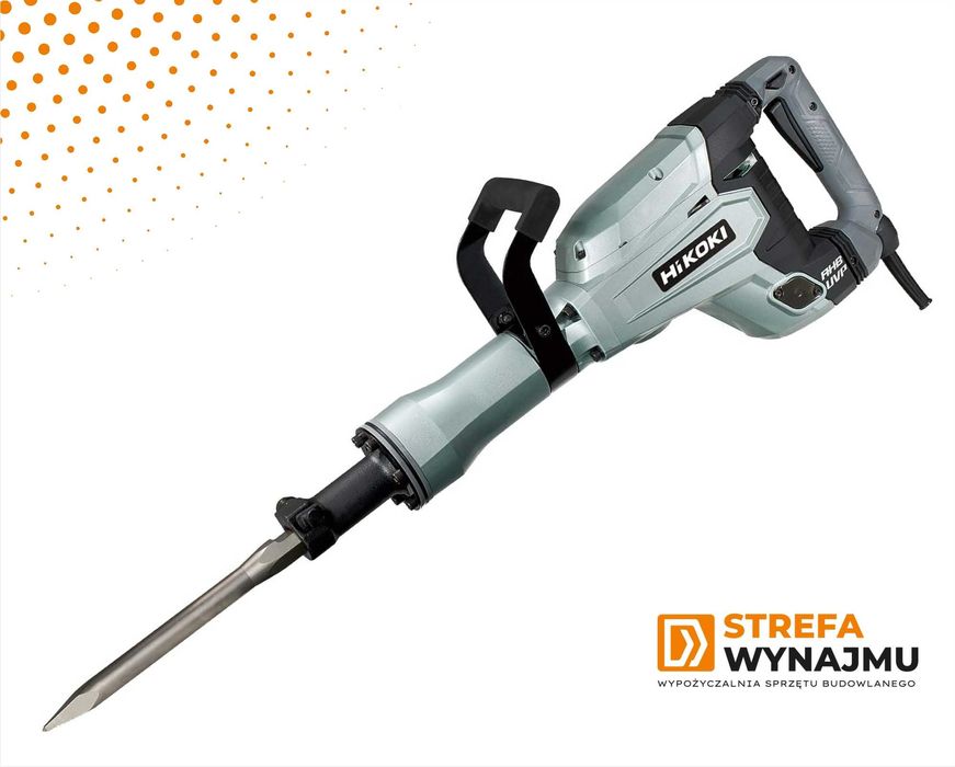 Wynajem Młot wyburzeniowy Hikoki 18/9/4 kg mocny najtaniej w Lublinie