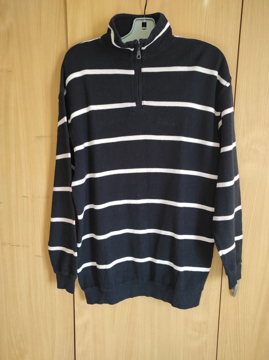 Sweter polo męski cotton bawełna rozmiar L