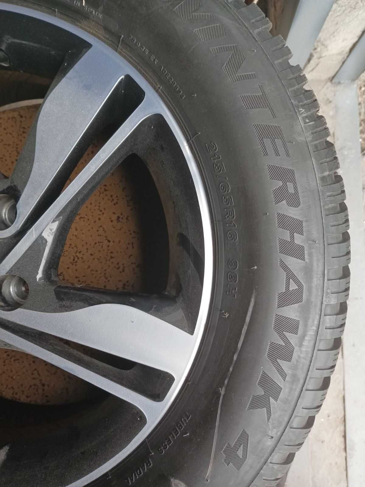 Зимові шини Firestone Winterhawk 4 215/65 R16 98H з дисками - 5 шт