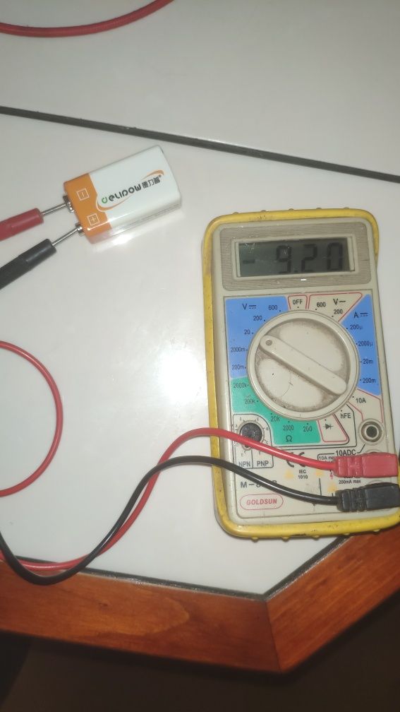 Аккумулятор литиевый Крона 9V 5850mWh Li-Ion, заряд от USB Type-C