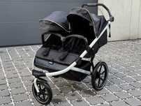 Thule Urban Glide 2 Double – wózek bliźniaczy, stan bardzo dobry
