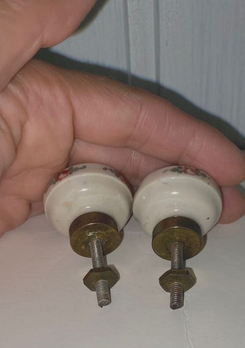 Puxadores antigo porcelana francesa