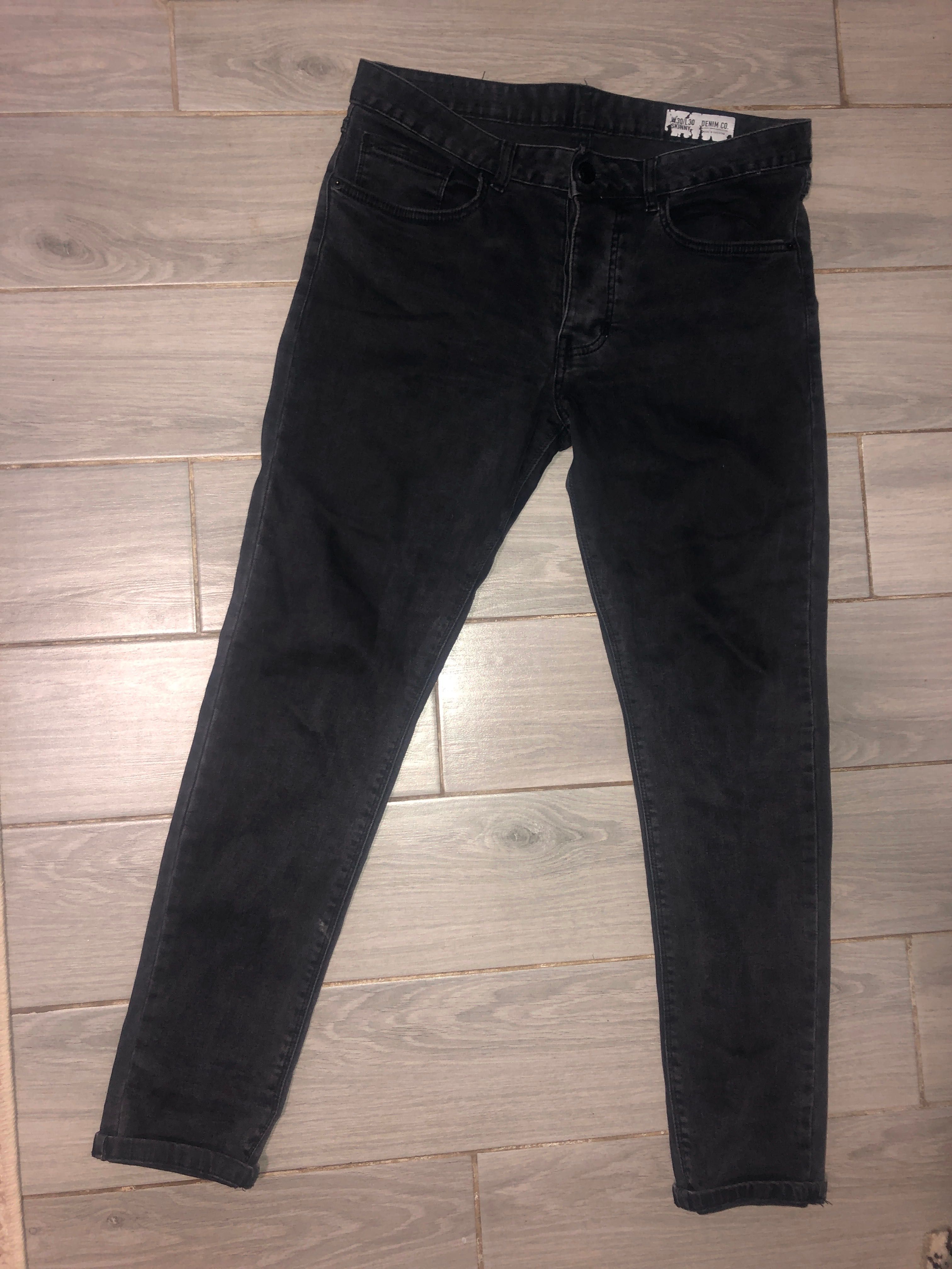 Denim Co чорні джинси жіночі. Skinny W30/L30 стрейч