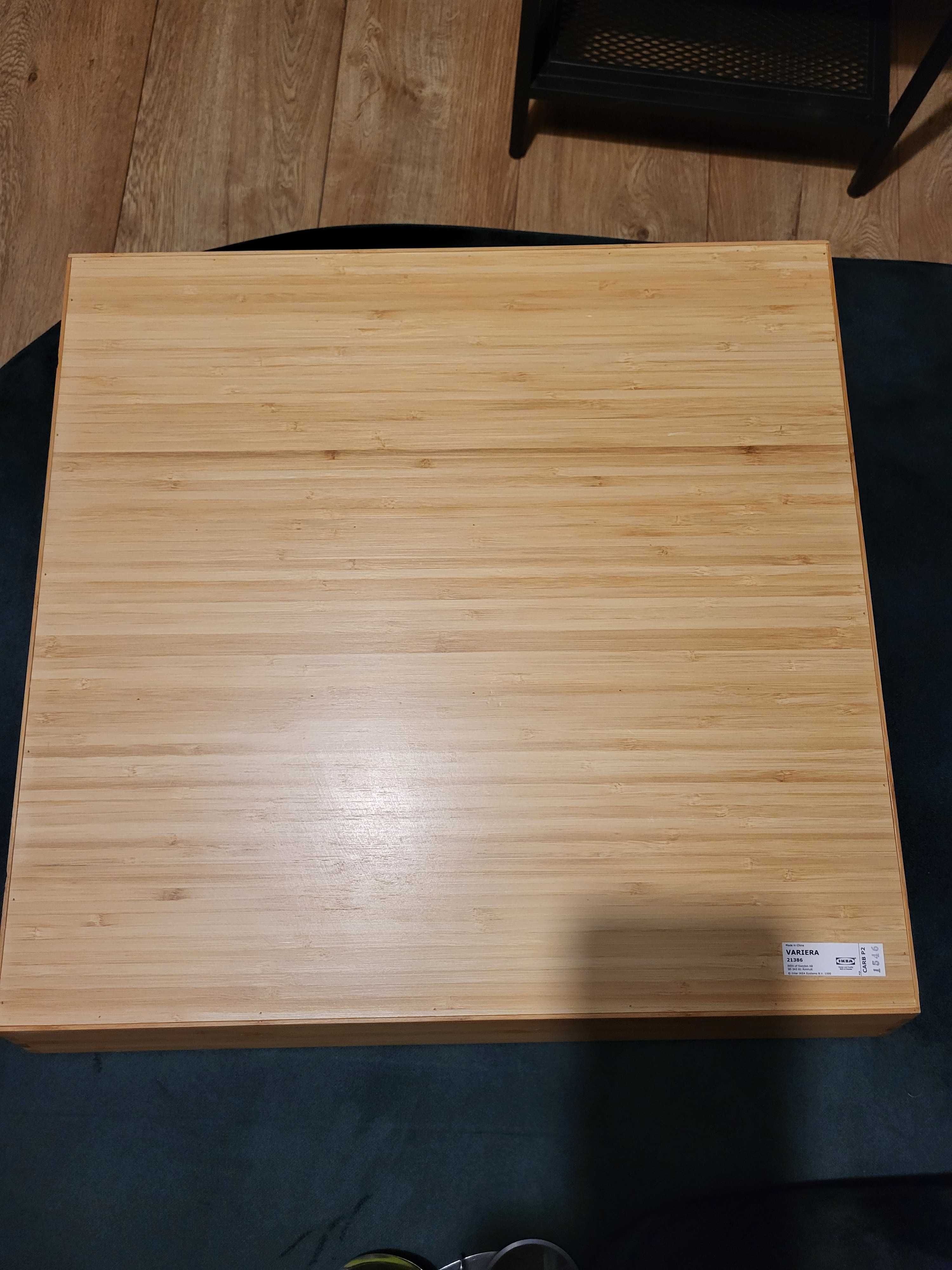 Pojemnik bambusowy na sztućce Ikea variera