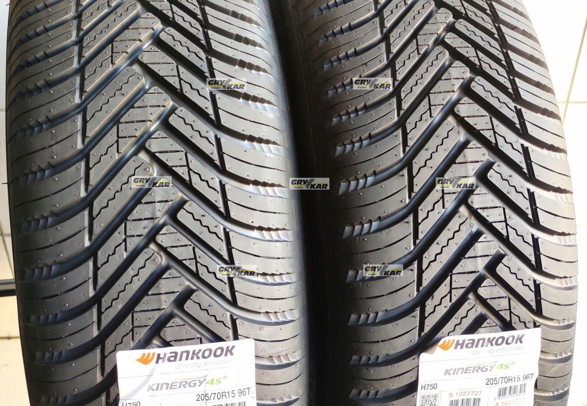 2x 205/70r15 Hankook Kinergy 4s2 H750/96t 3 Lata Gwar. C/B/72dB