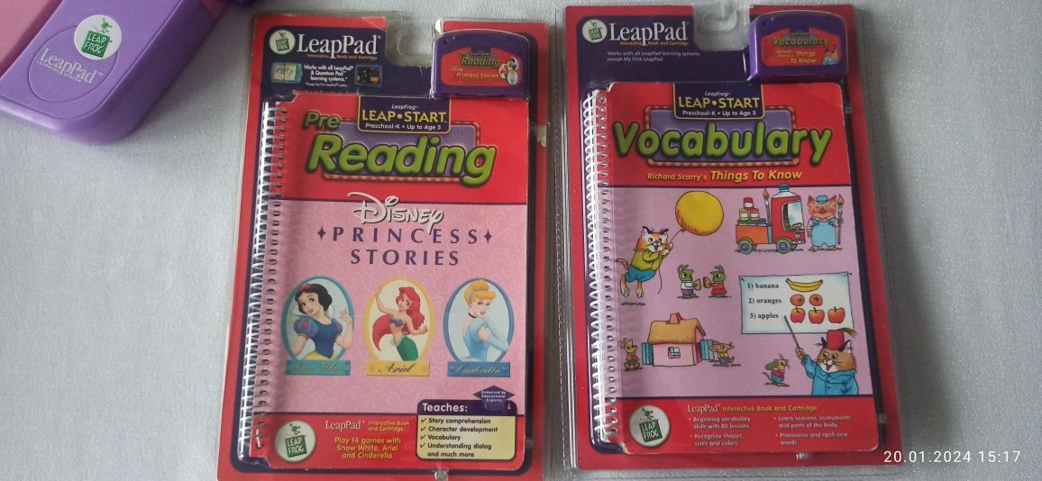 Leap PAD learning system- książki edukacyjne