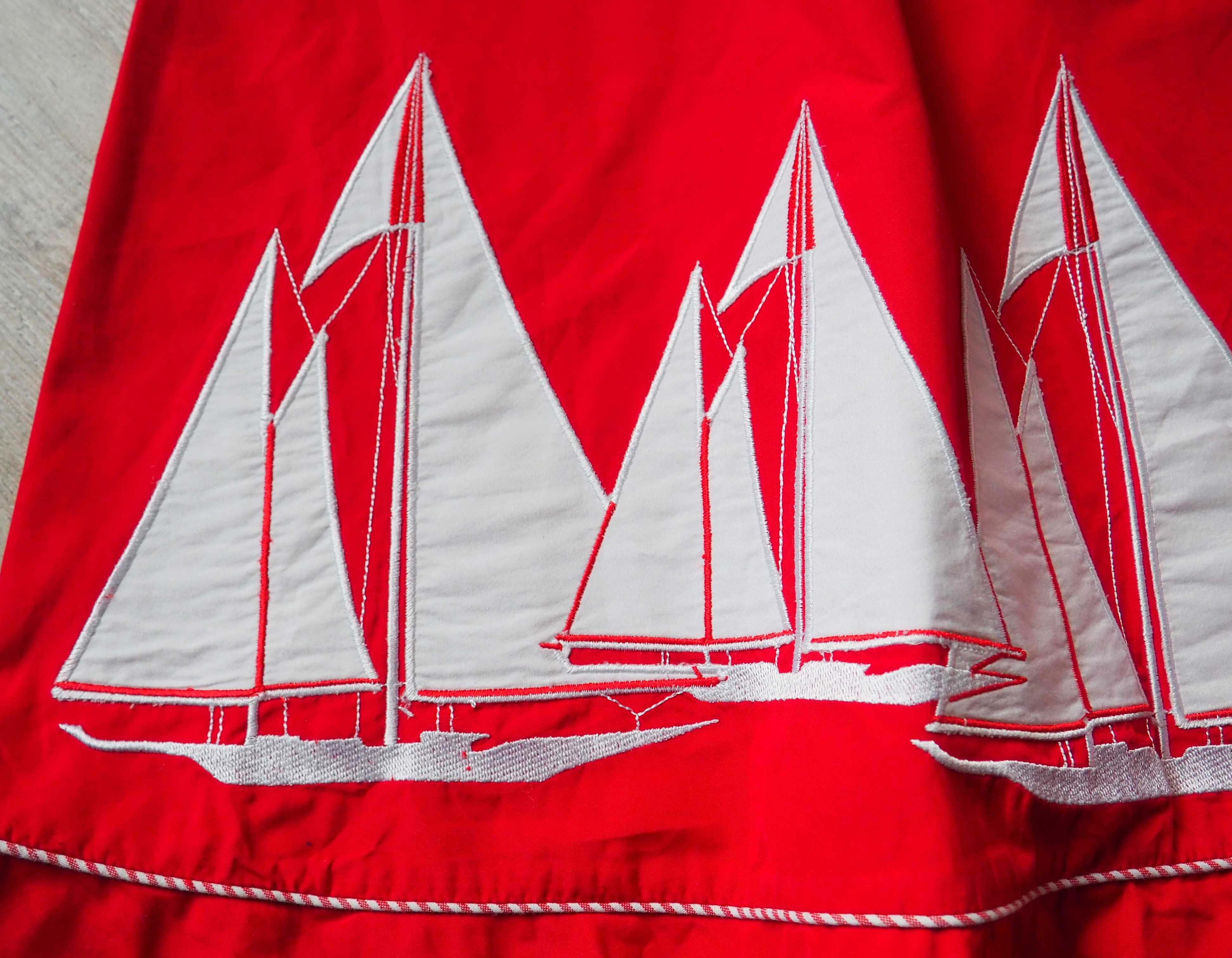 LIZ CLAIBORNE_Sail Boat skirt_Vintage_40