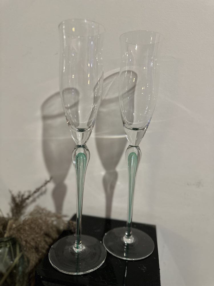 Dwa kieliszki do szampana - Mikasa Julliard - wys. 32 cm