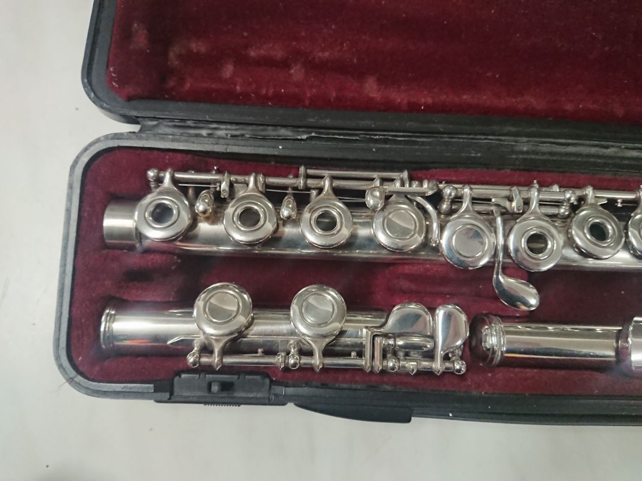 Flet poprzeczny Yamaha YFL 371 II srebrna główka.