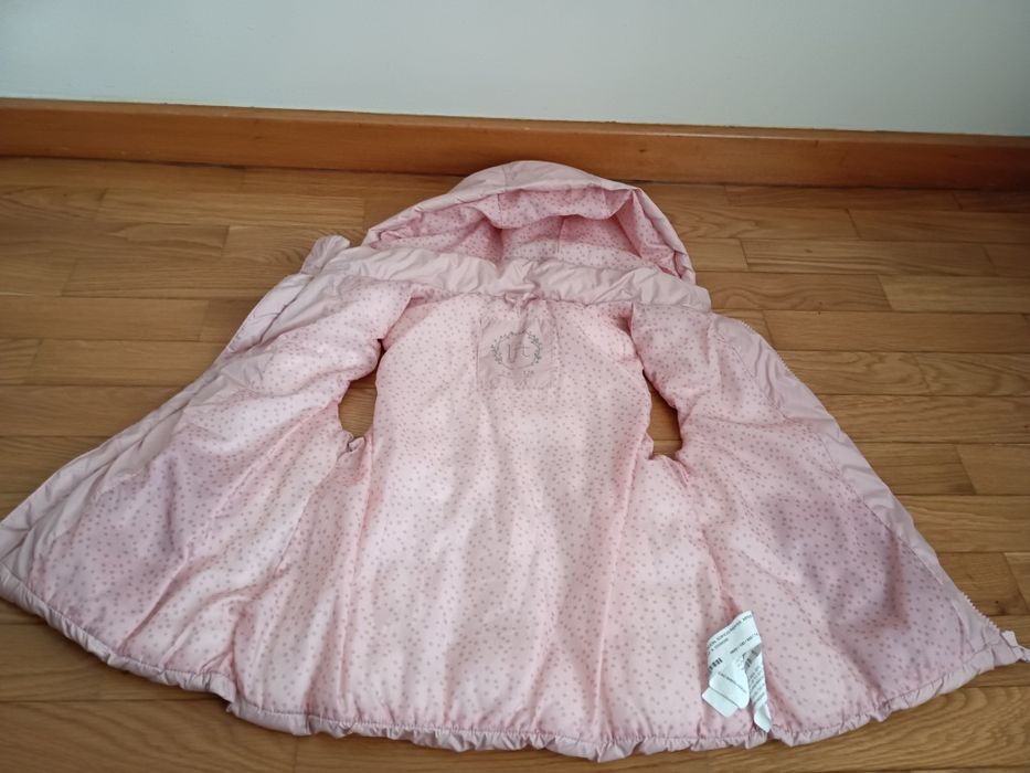 Kispo, colete e parka 7-8 anos ( como novos)