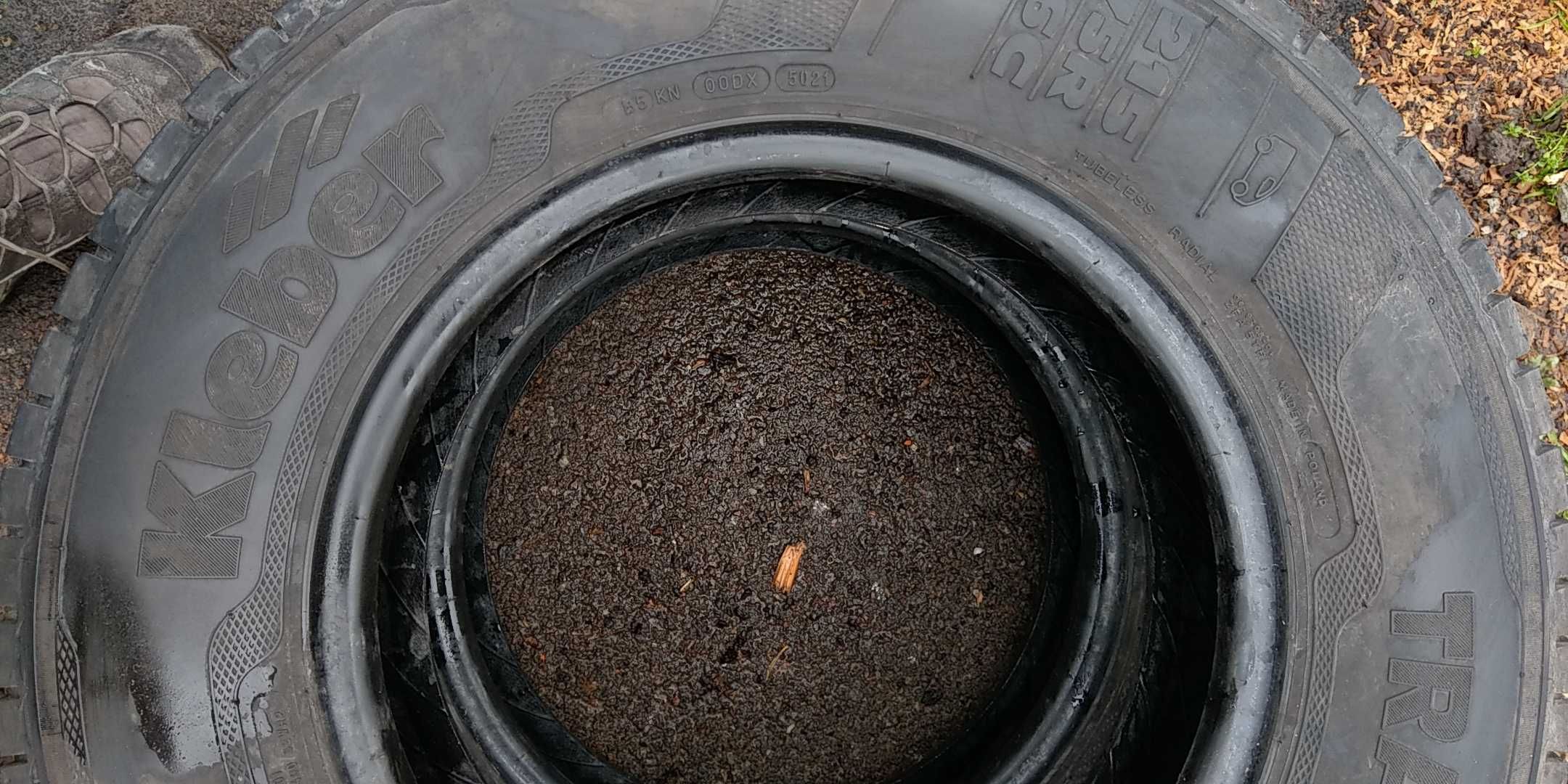 Шини літні KLEBER TRANSPRO 215/75 R16c с 5.3mm колеса б у покришки