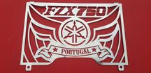 Grelha radiador para Fzx 750 inox polido
