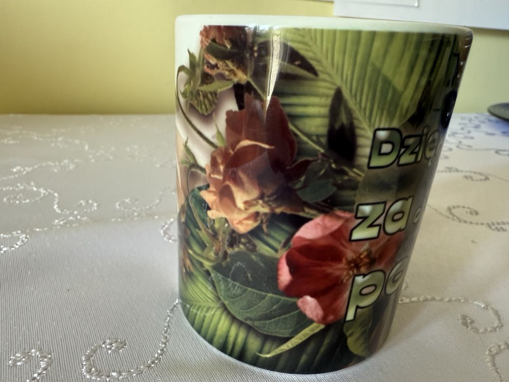 Kubek Porcelanowy Dziękujemy za Oferowaną Pomoc 1sz