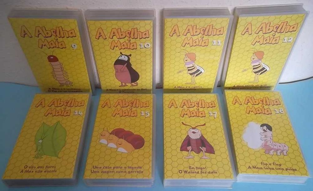 Colecção VHS Abelha Maia vintage