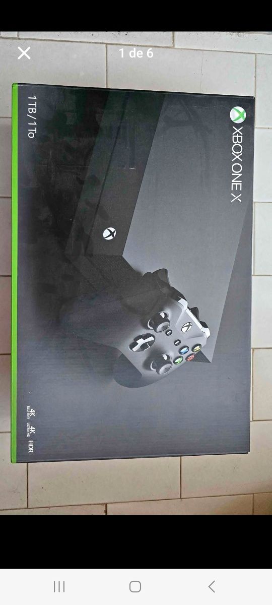 Xbox one X  1tb comando original
