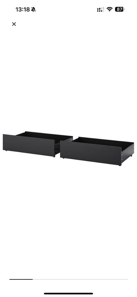Conjunto caixa arrumação para cama 200cm