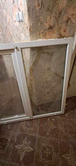 Окно металл пластиковое
