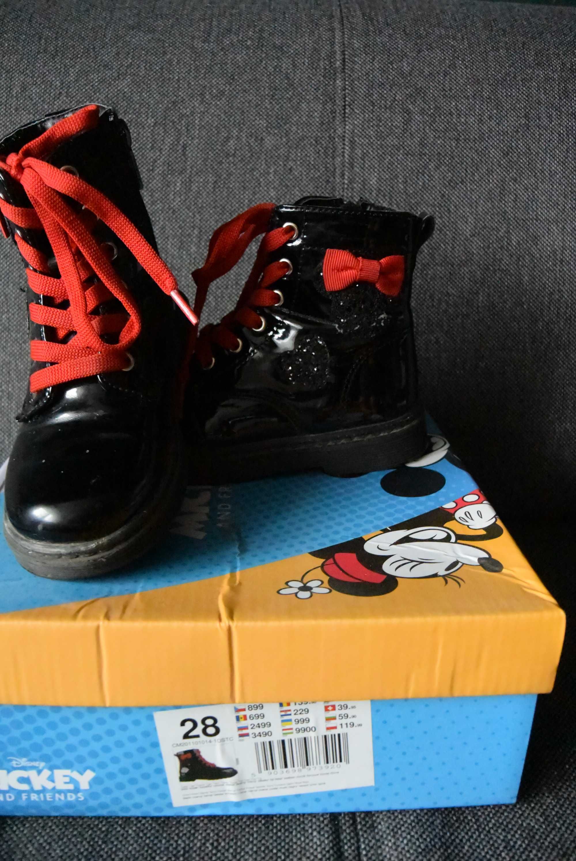 Botki r. 28, Disney, Miki, ccc